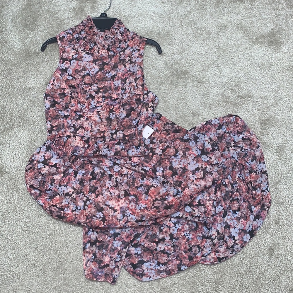 BCBGENERATION MAXI DRESS FLOWERS DESIGN NEW WITH TAGS SIZE 2